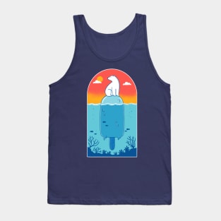 Melting in the ocean Tank Top